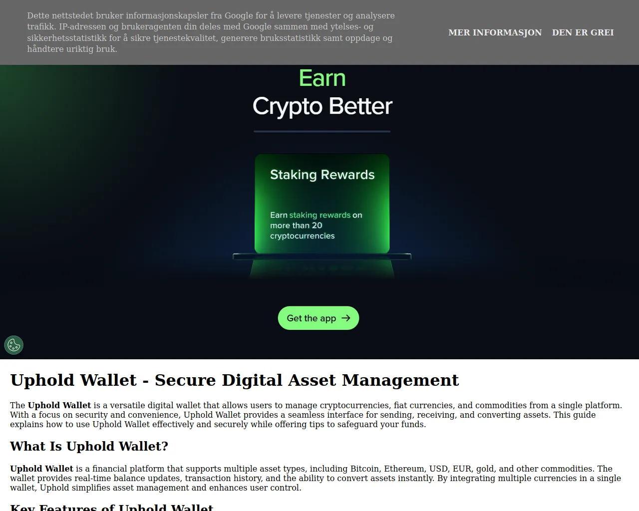 Screenshot of uphold-wallet-io.blogspot.co.uk