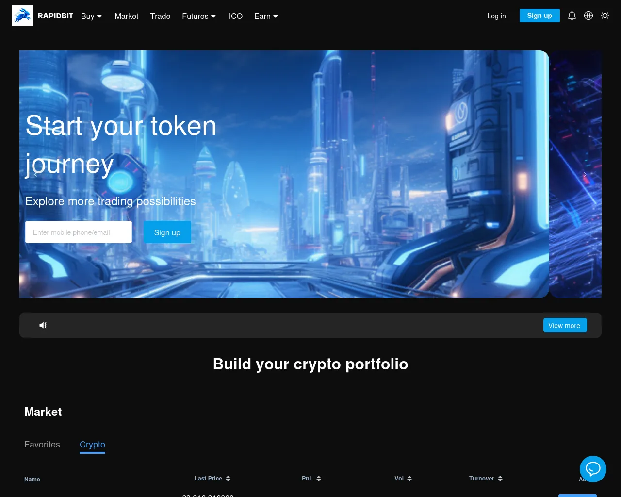 Screenshot of rapidbit.vip