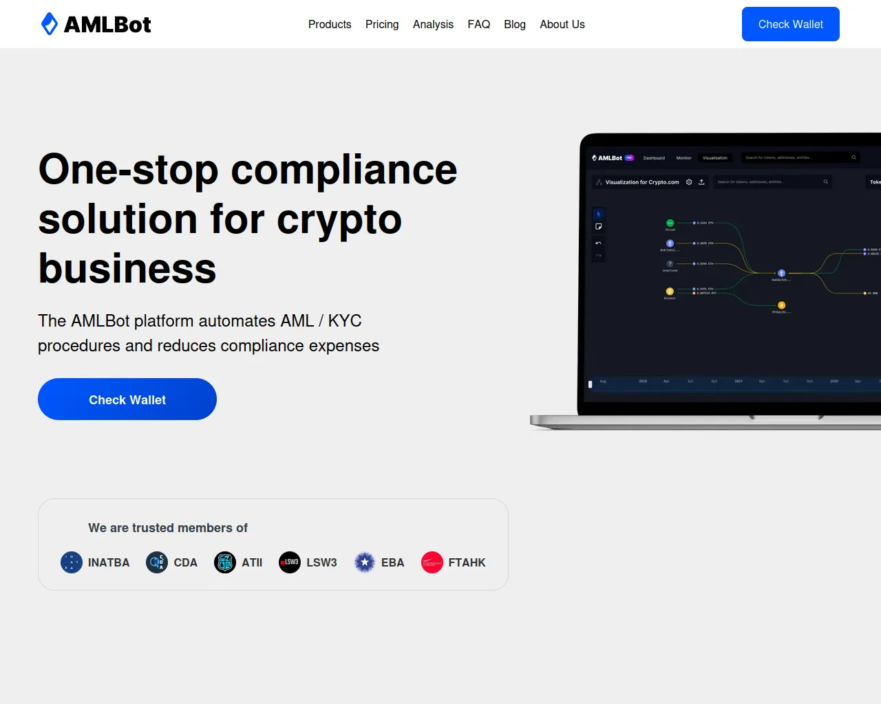 Screenshot of amltrustreview.com