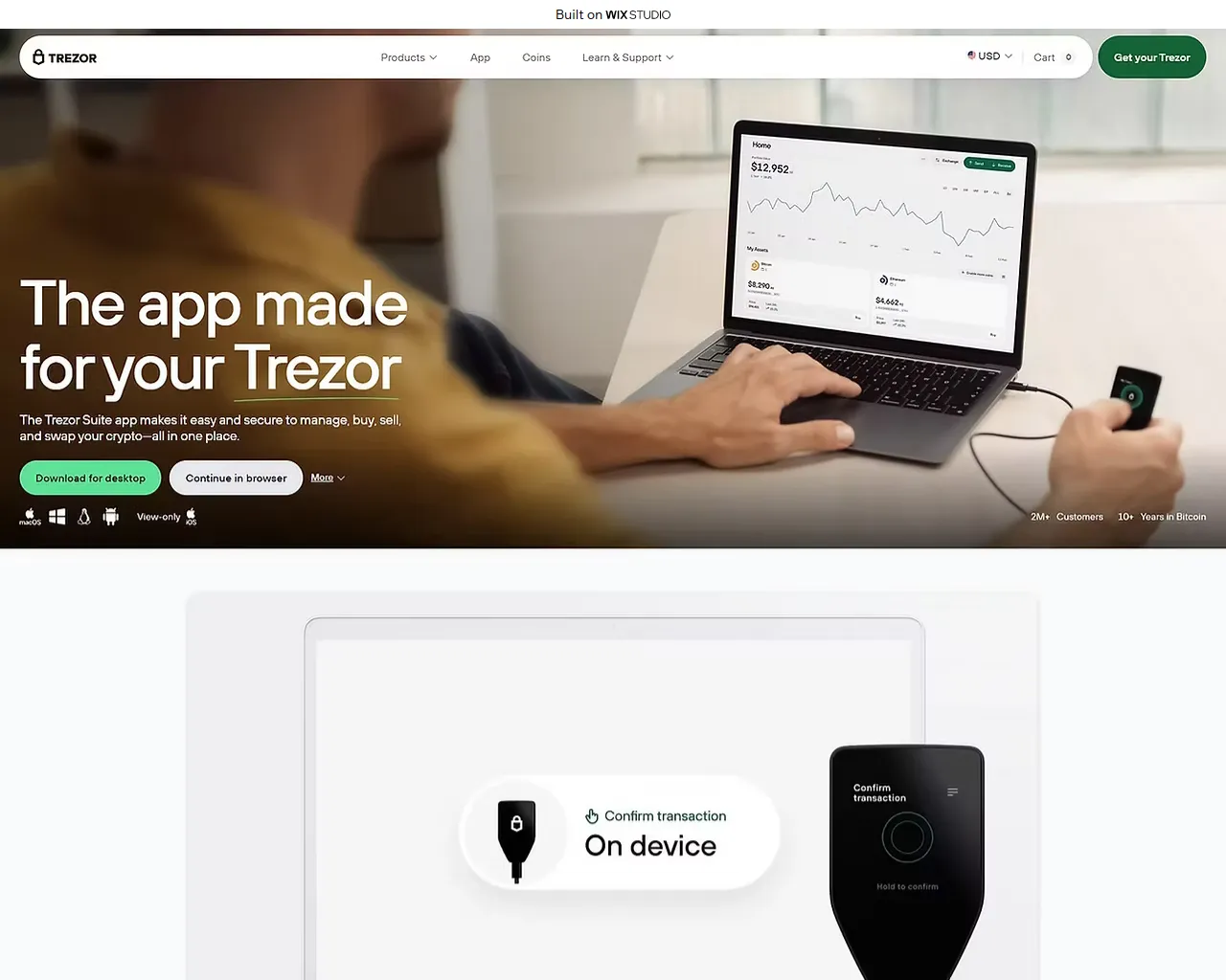 Screenshot of suiteapp-trezro.wixstudio.com