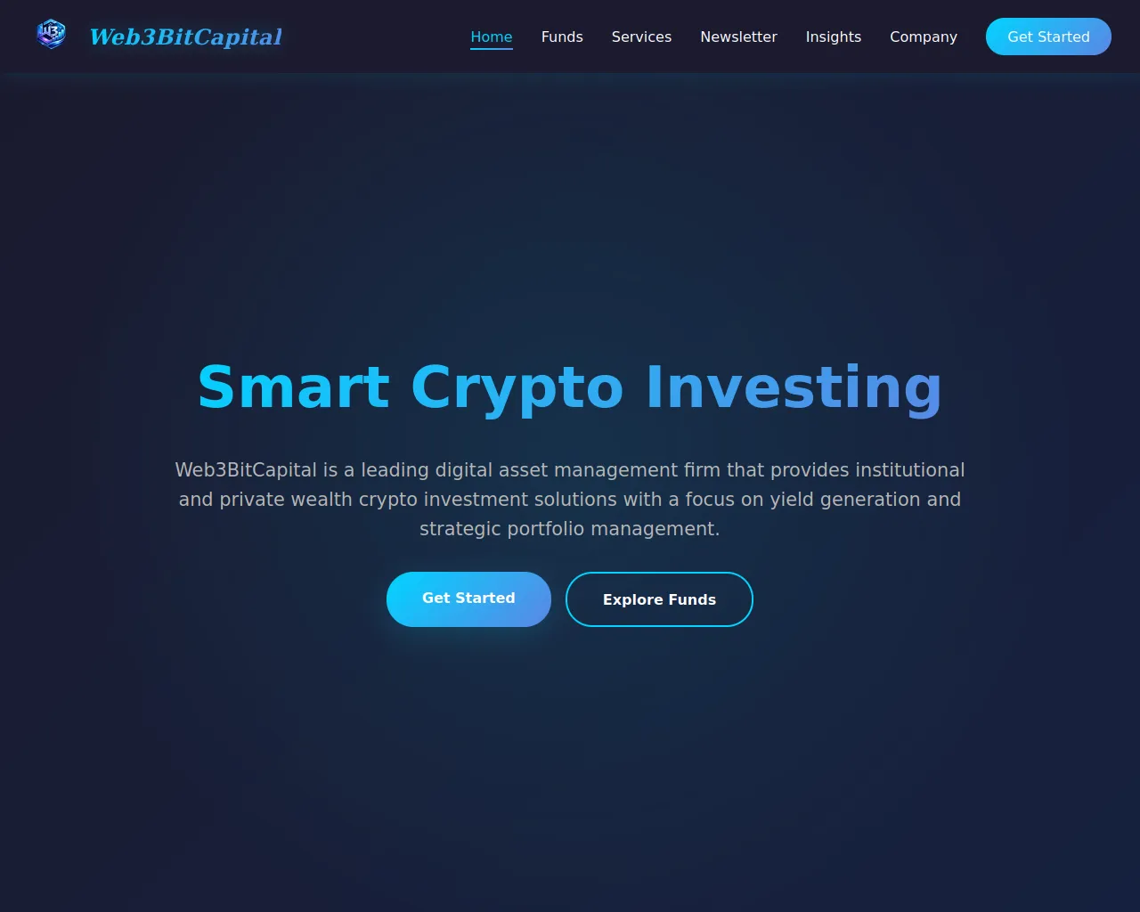 Screenshot of w3bitcapital.com