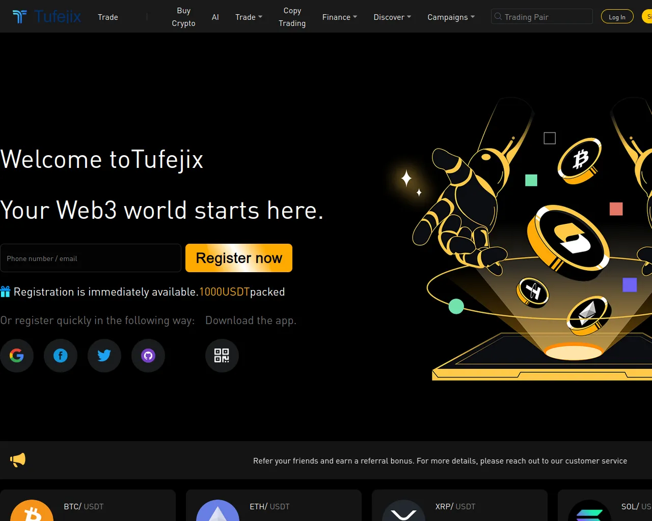 Screenshot of tufejix.shop