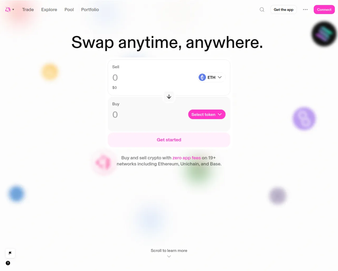 Screenshot of web-git-thomas-revertdd-uniswap.vercel.app
