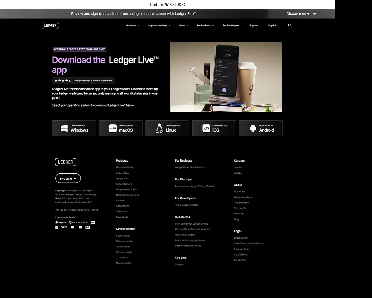 Screenshot of connect-en-ledzer.wixstudio.com