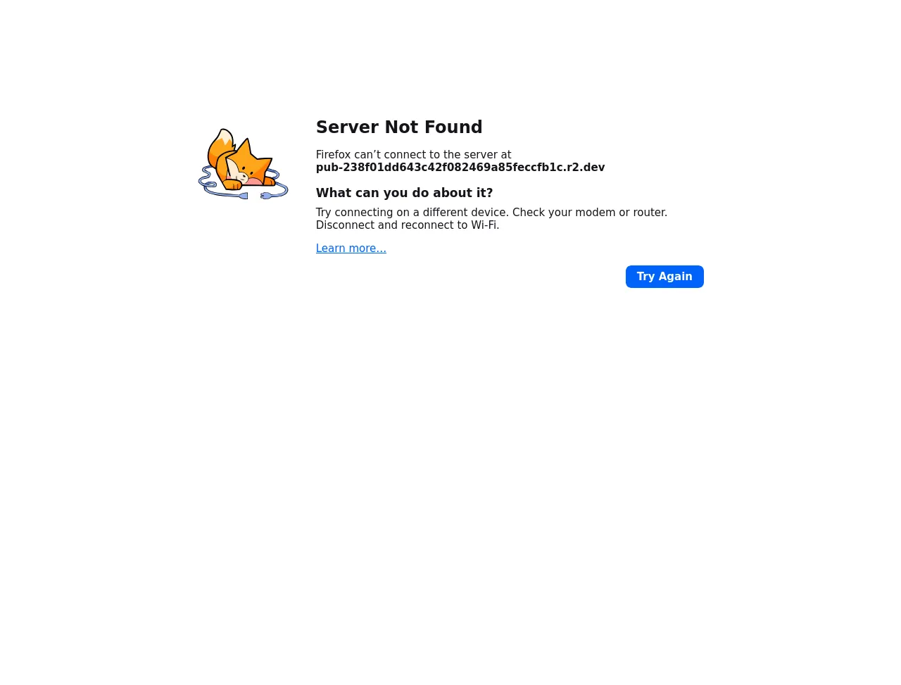 Screenshot of pub-238f01dd643c42f082469a85feccfb1c.r2.dev
