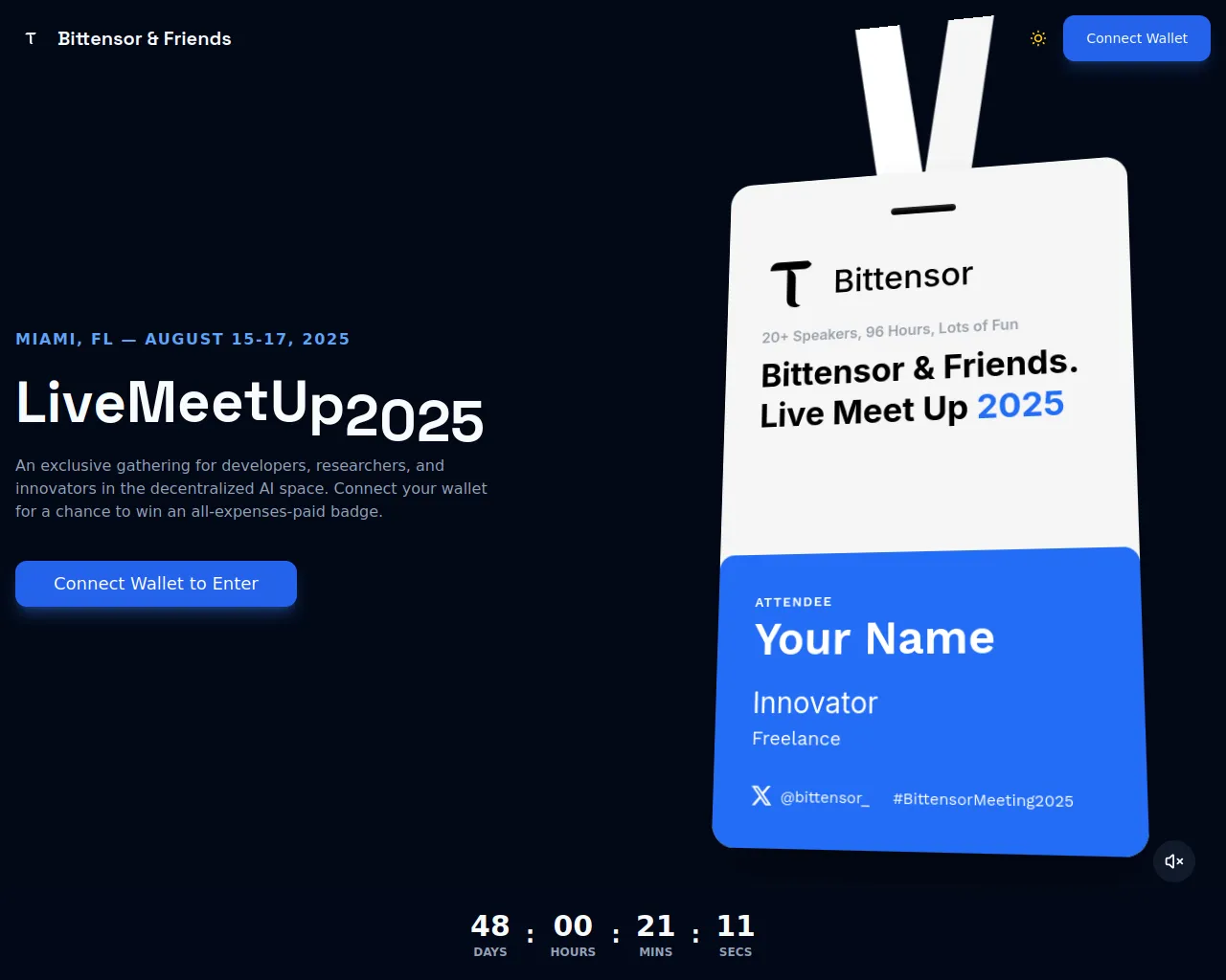 Screenshot of bittensor-meetup.vercel.app