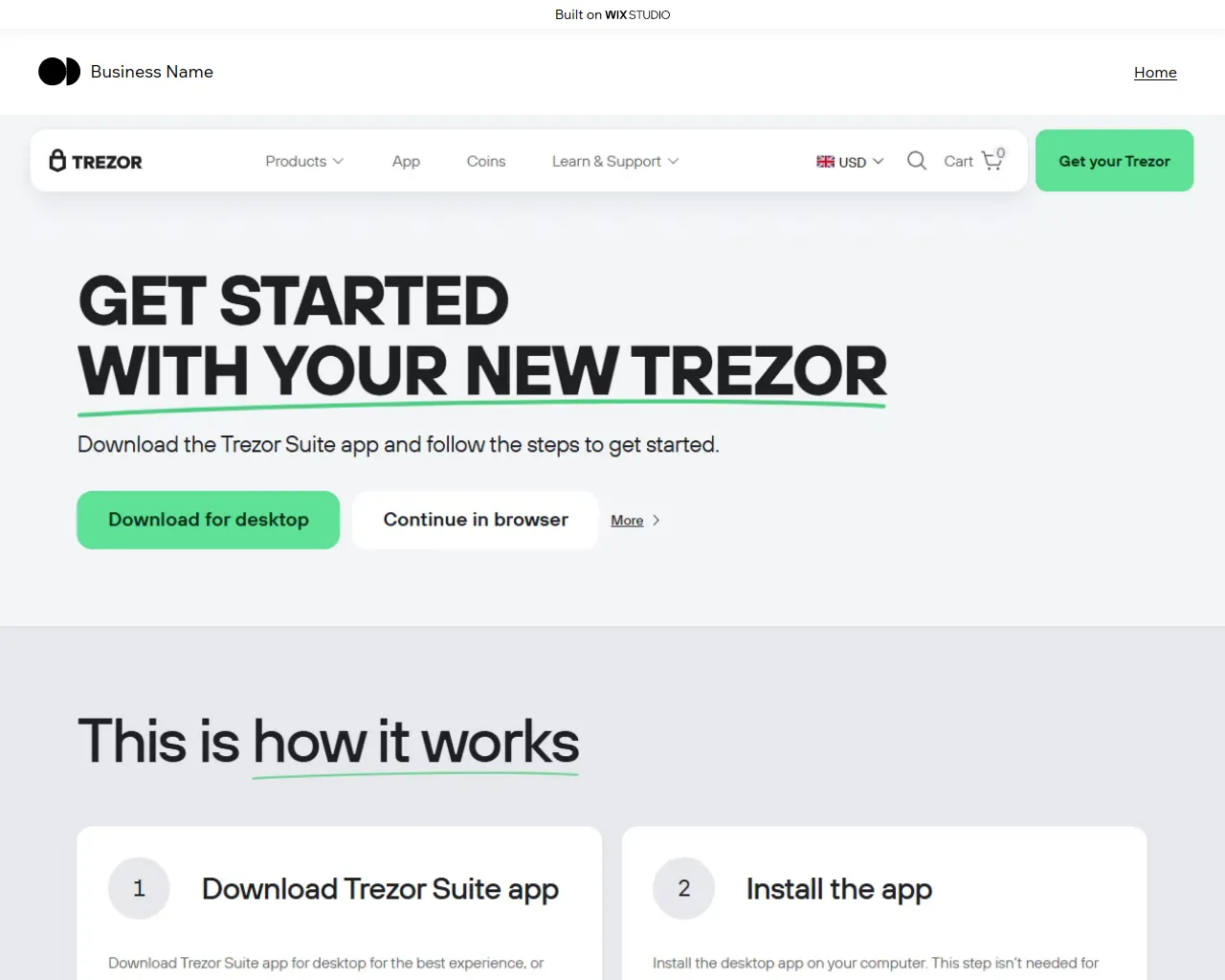 Screenshot of advance-hardware.wixstudio.com