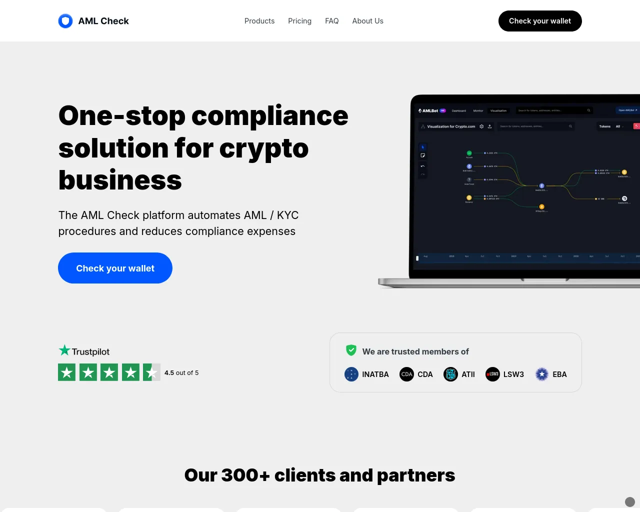 Screenshot of web.trcverify.com