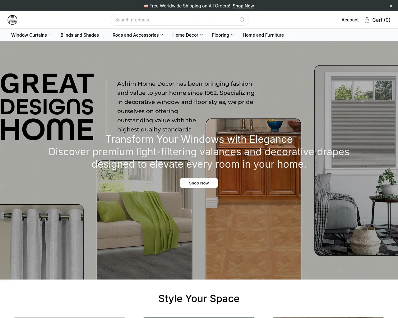 Screenshot of achimhomedecorofficial.shop