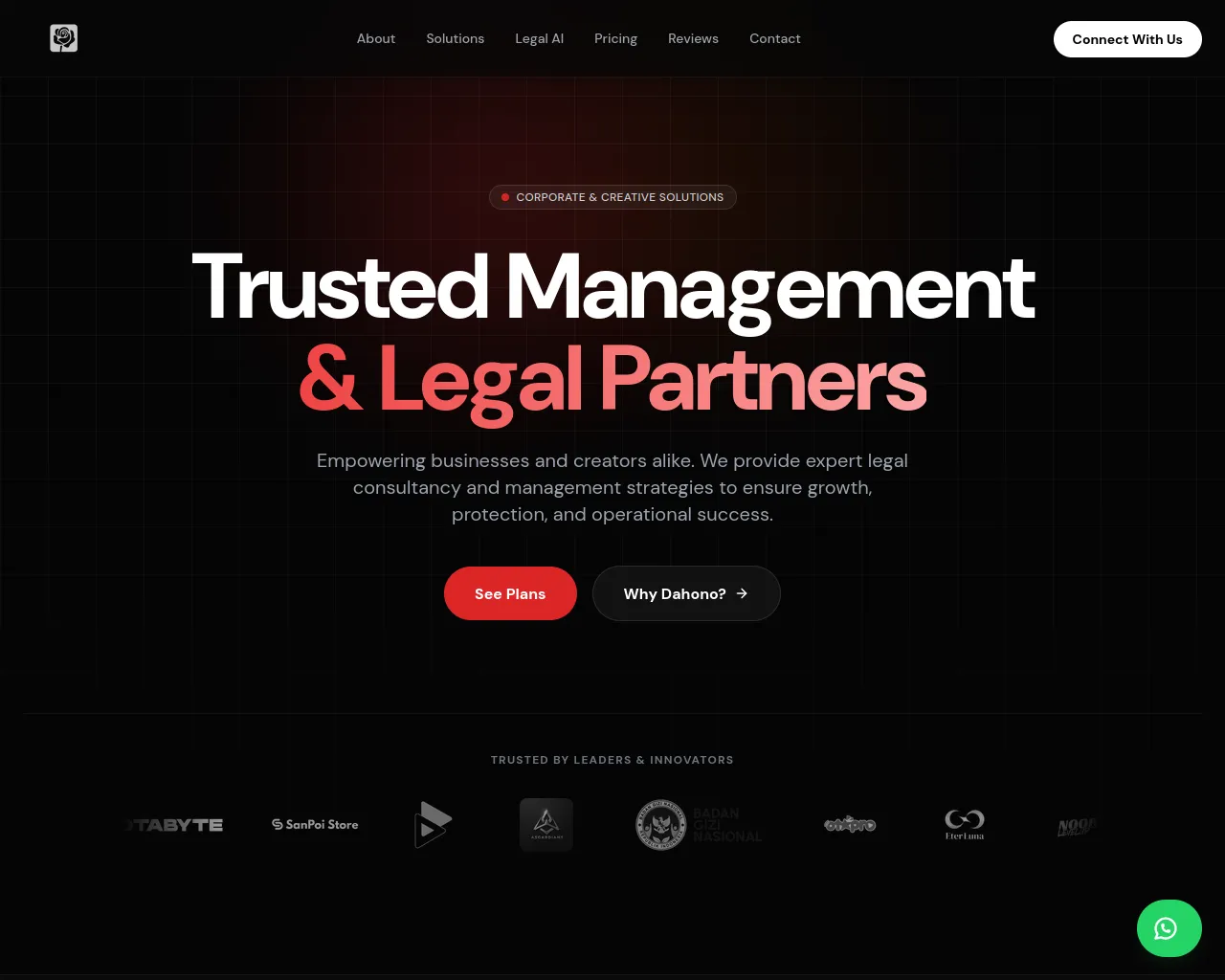 Screenshot of dahono.com
