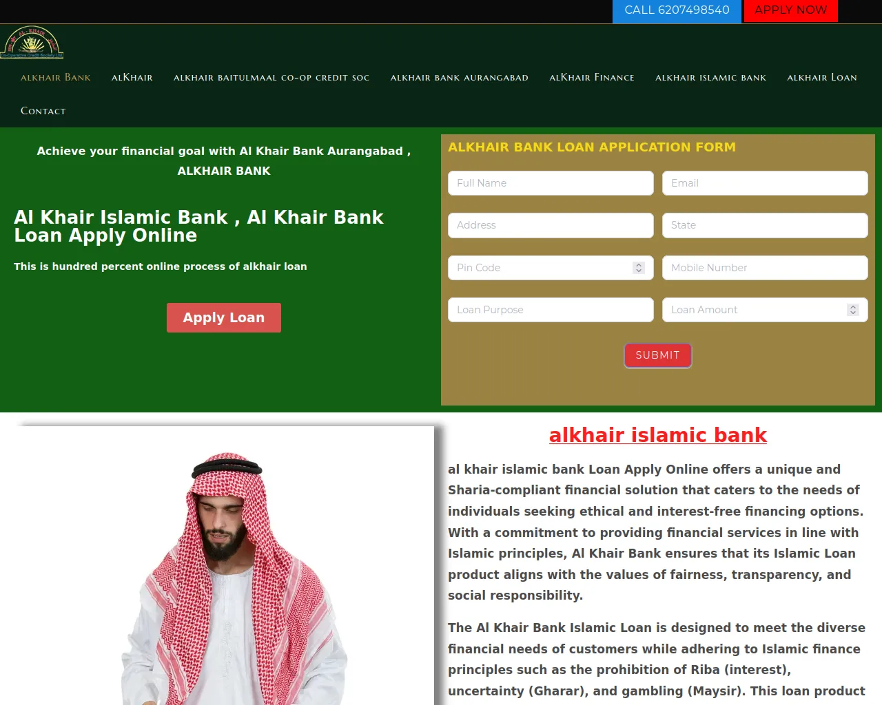 Screenshot of alkhersociety.com