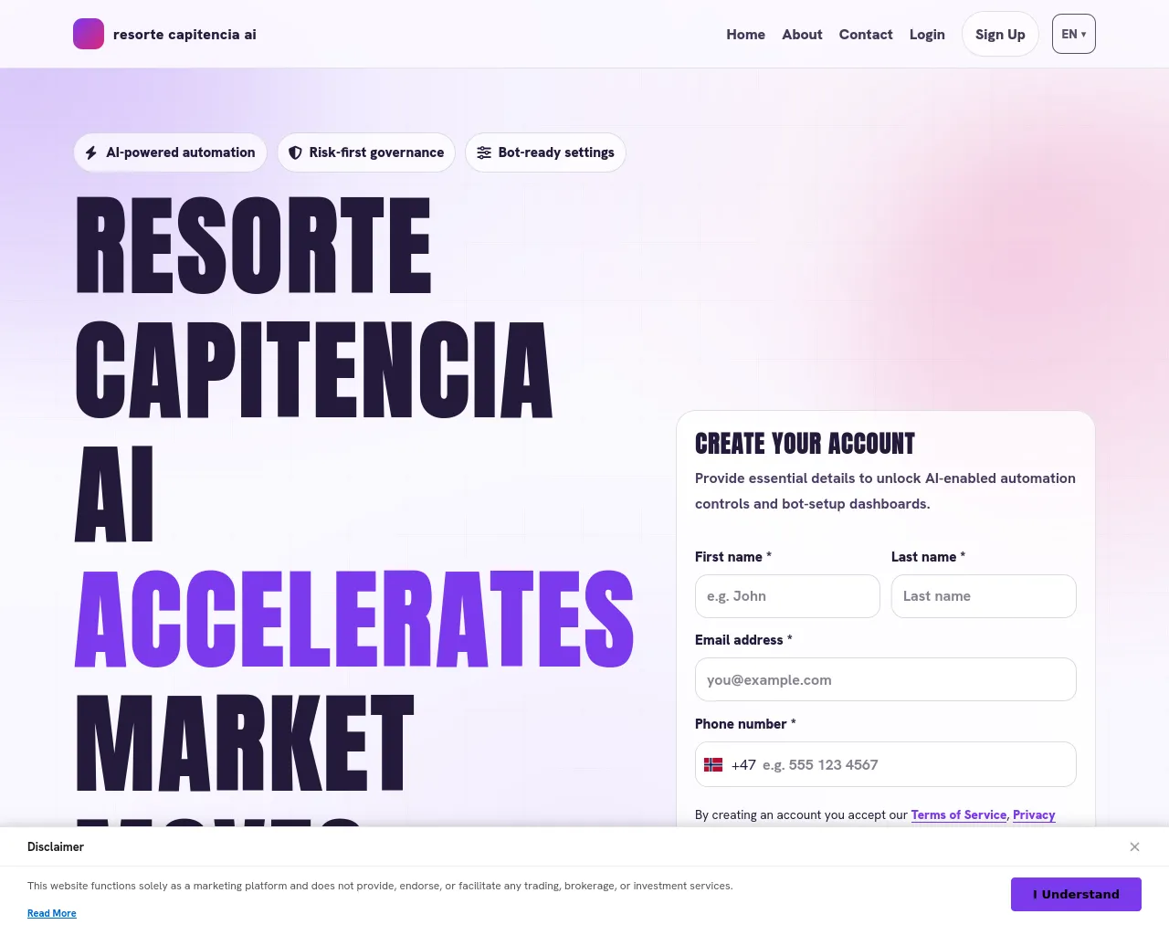 Screenshot of resortecapitenciaai.shop