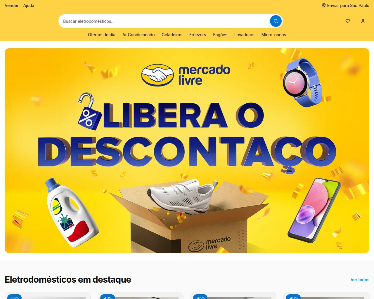 Screenshot of mercadolibre-promocao.vercel.app