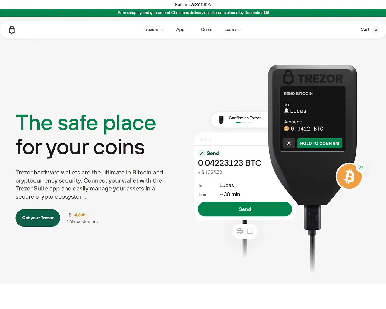 Screenshot of homepagesuit.wixstudio.com