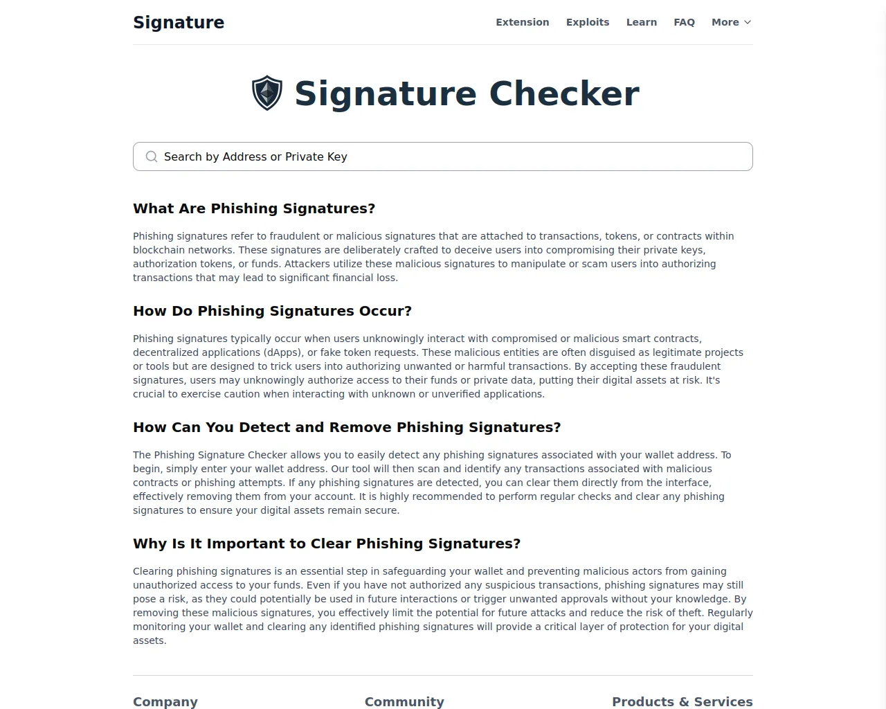 Screenshot of scansignatures.com