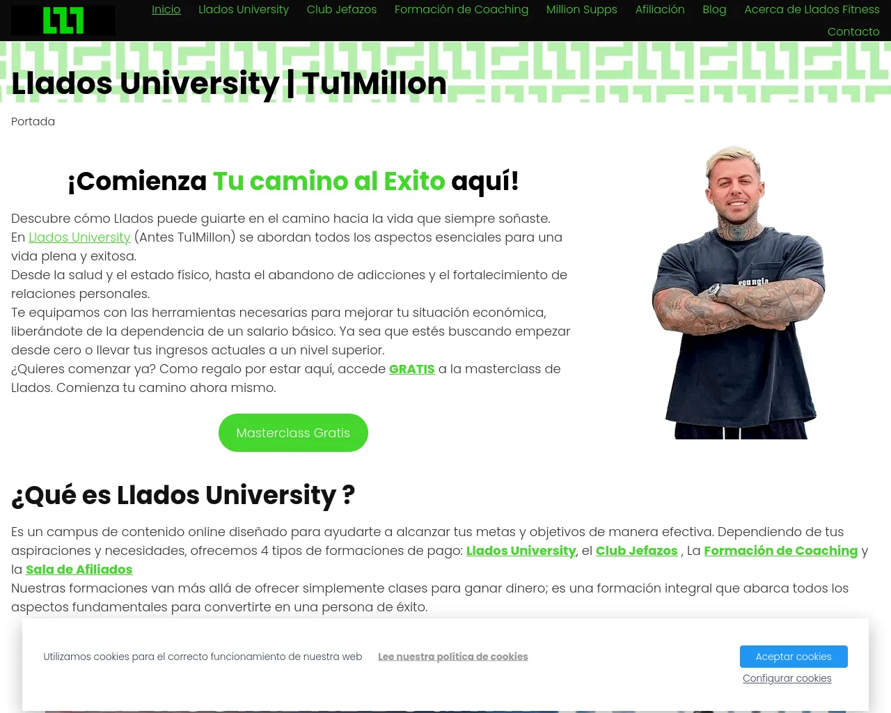Screenshot of llados.info