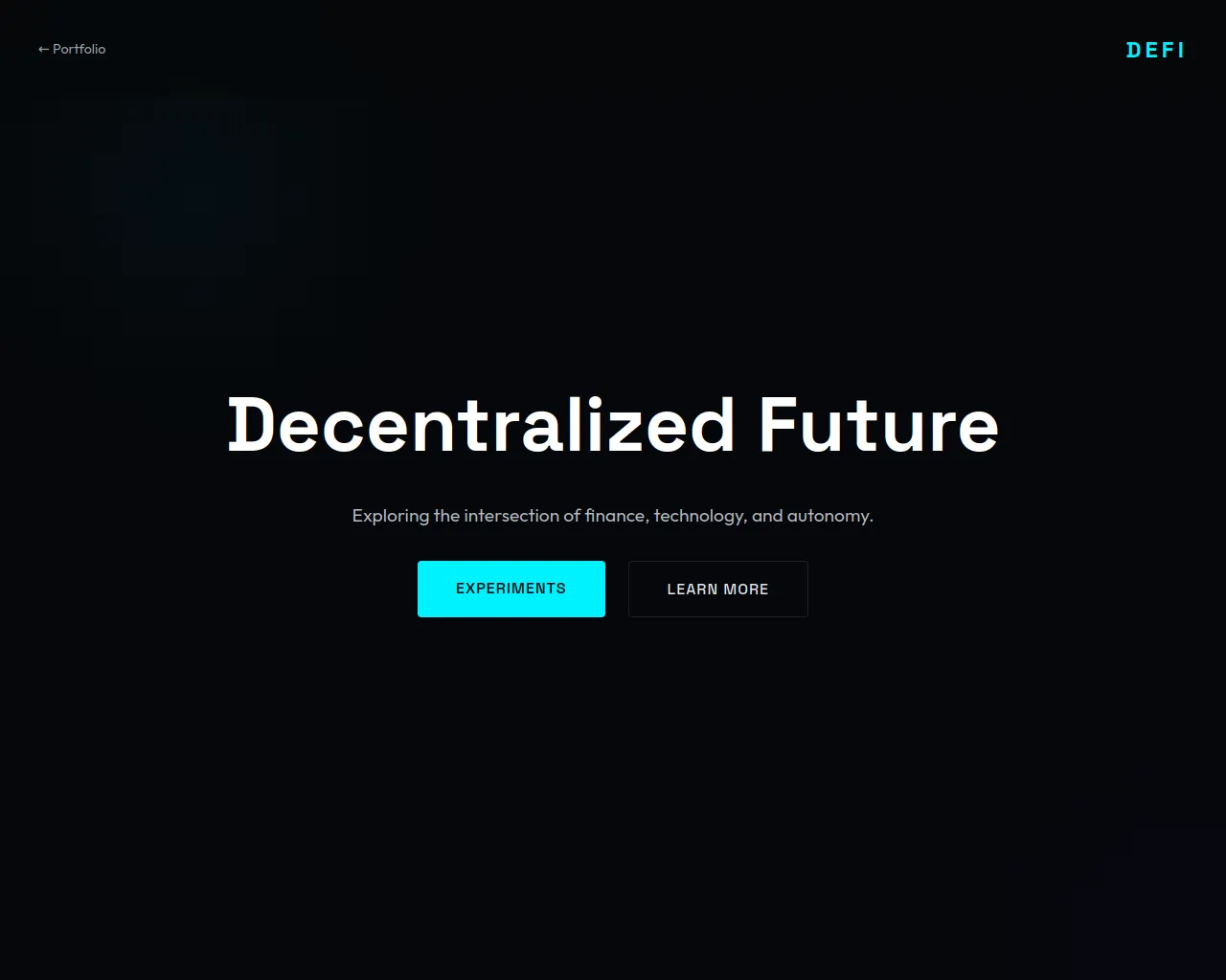 Screenshot of defi.emiliocalderon.xyz