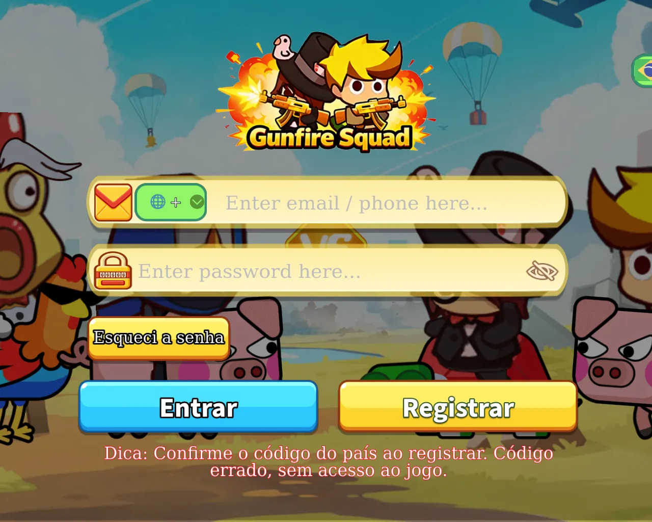 Screenshot of gunfiresquad.net
