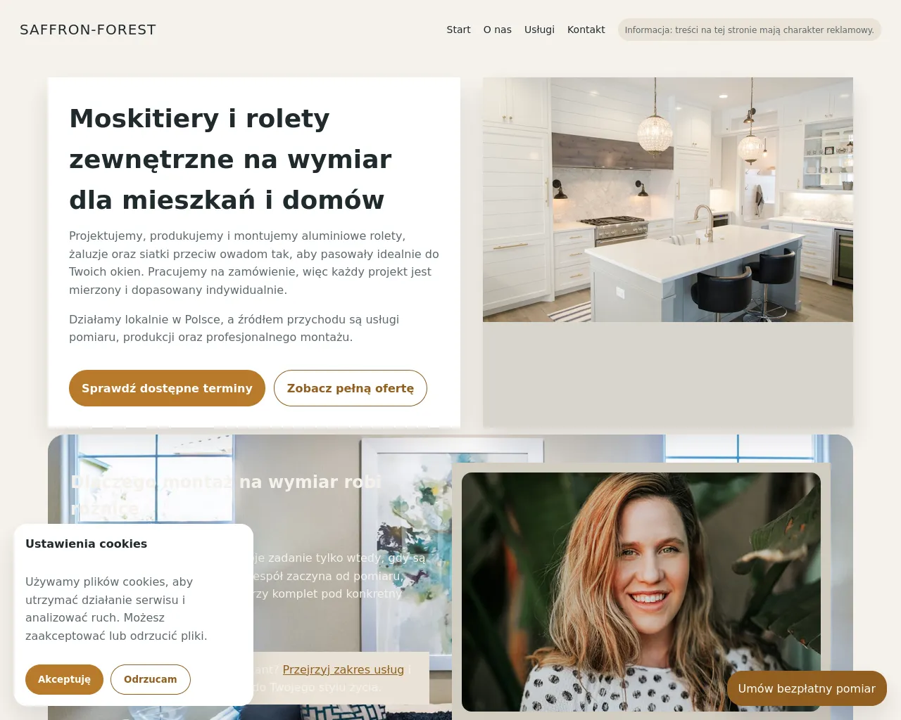 Screenshot of saffron-forest.com