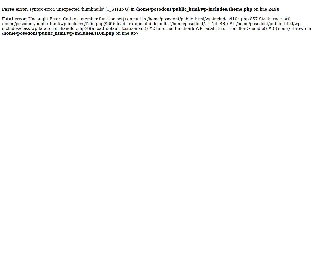 Screenshot of posodontosuprema.com.br