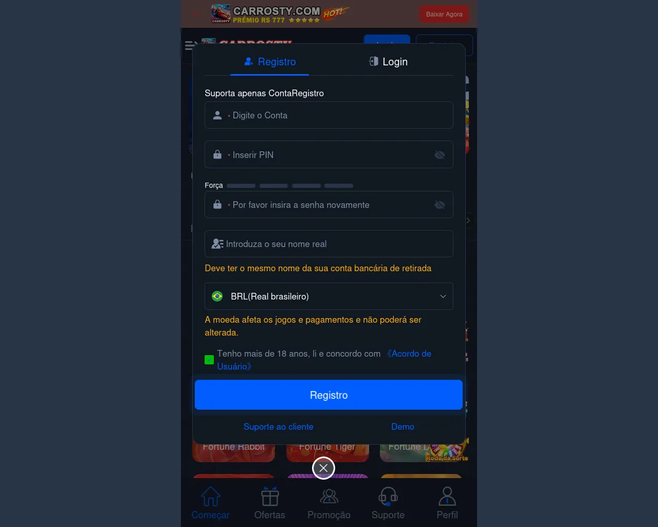 Screenshot of carros-ty.com