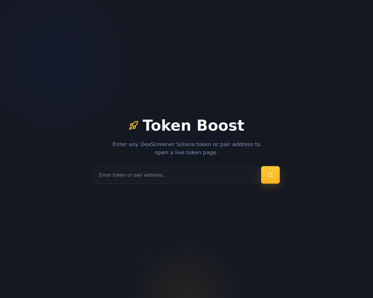 Screenshot of dexscreenerc.com