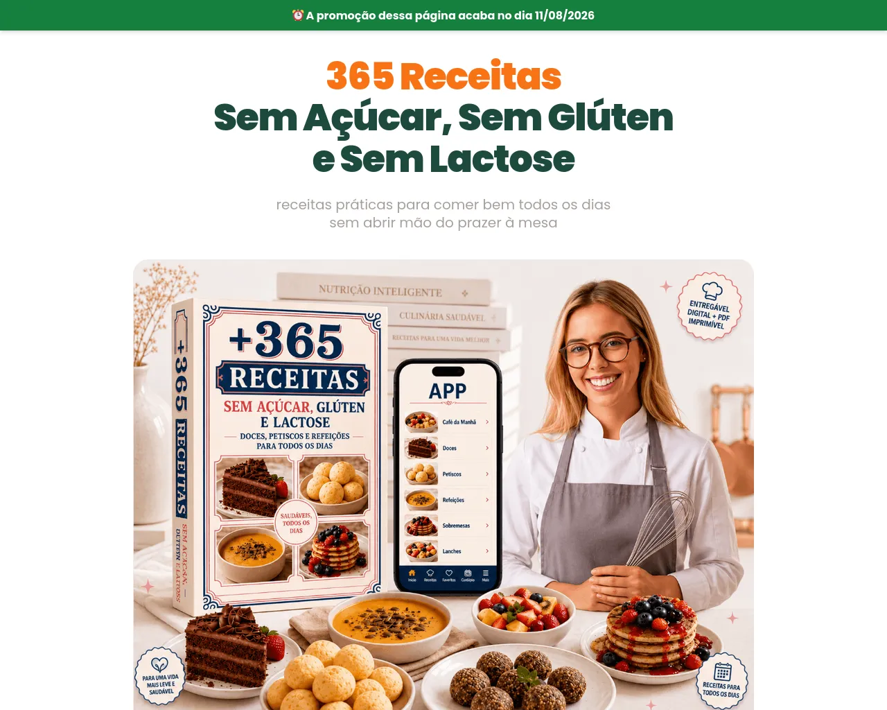 Screenshot of receitas365.online