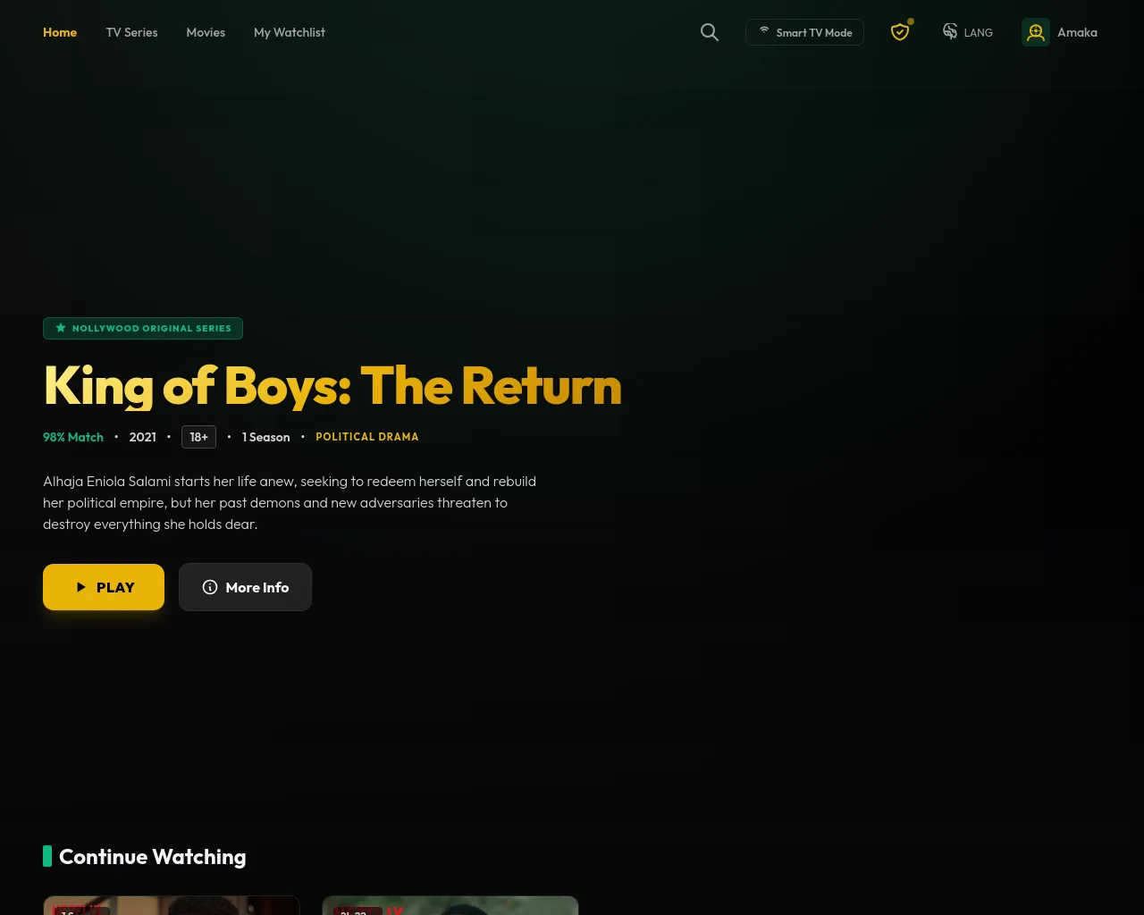 Screenshot of irokotv.com.ng