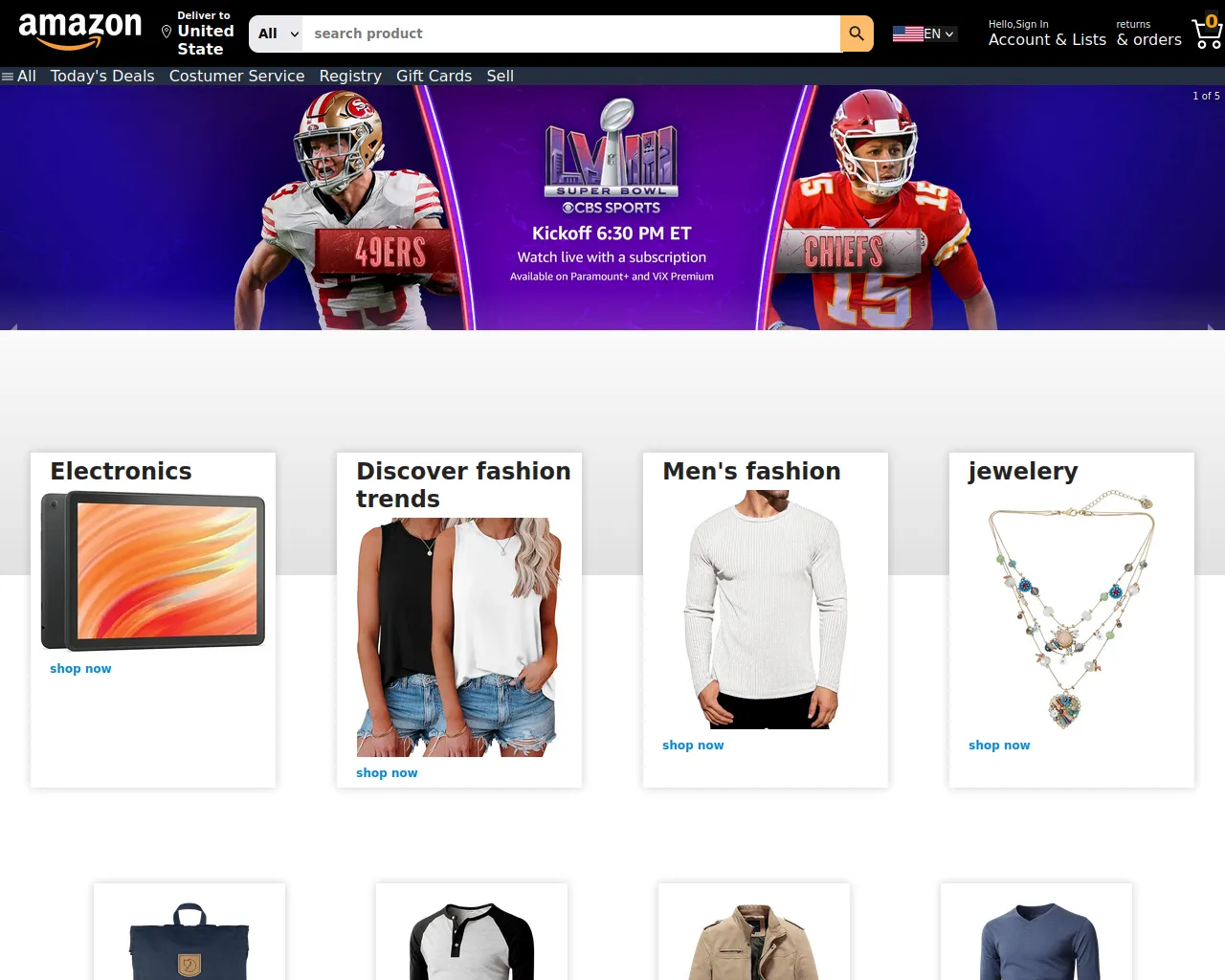 Screenshot of amazon-clone-frontend-moss.netlify.app