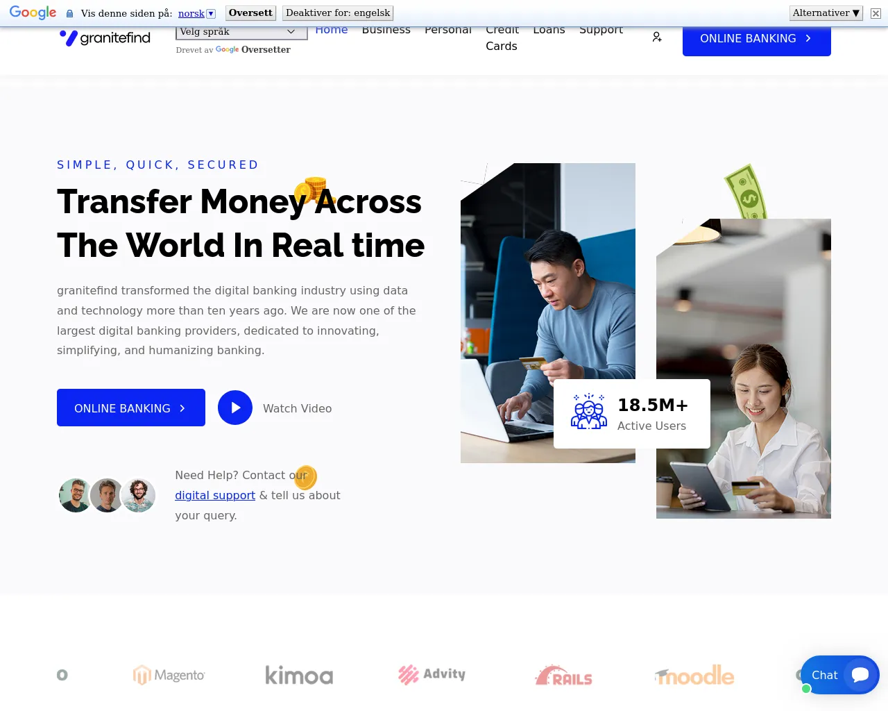 Screenshot of granitefind.com