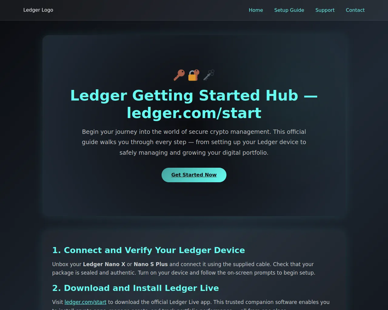 Screenshot of connect-en-ledgre.pages.dev