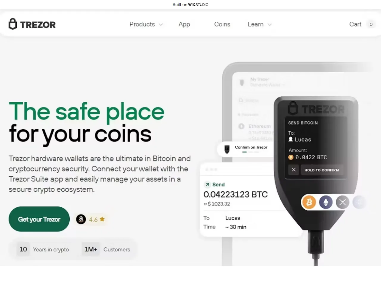 Screenshot of treserebridge.wixstudio.com