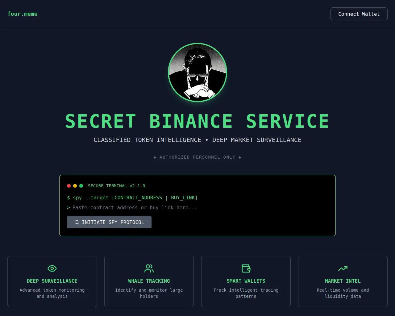 Screenshot of secretbinanceservice.lol