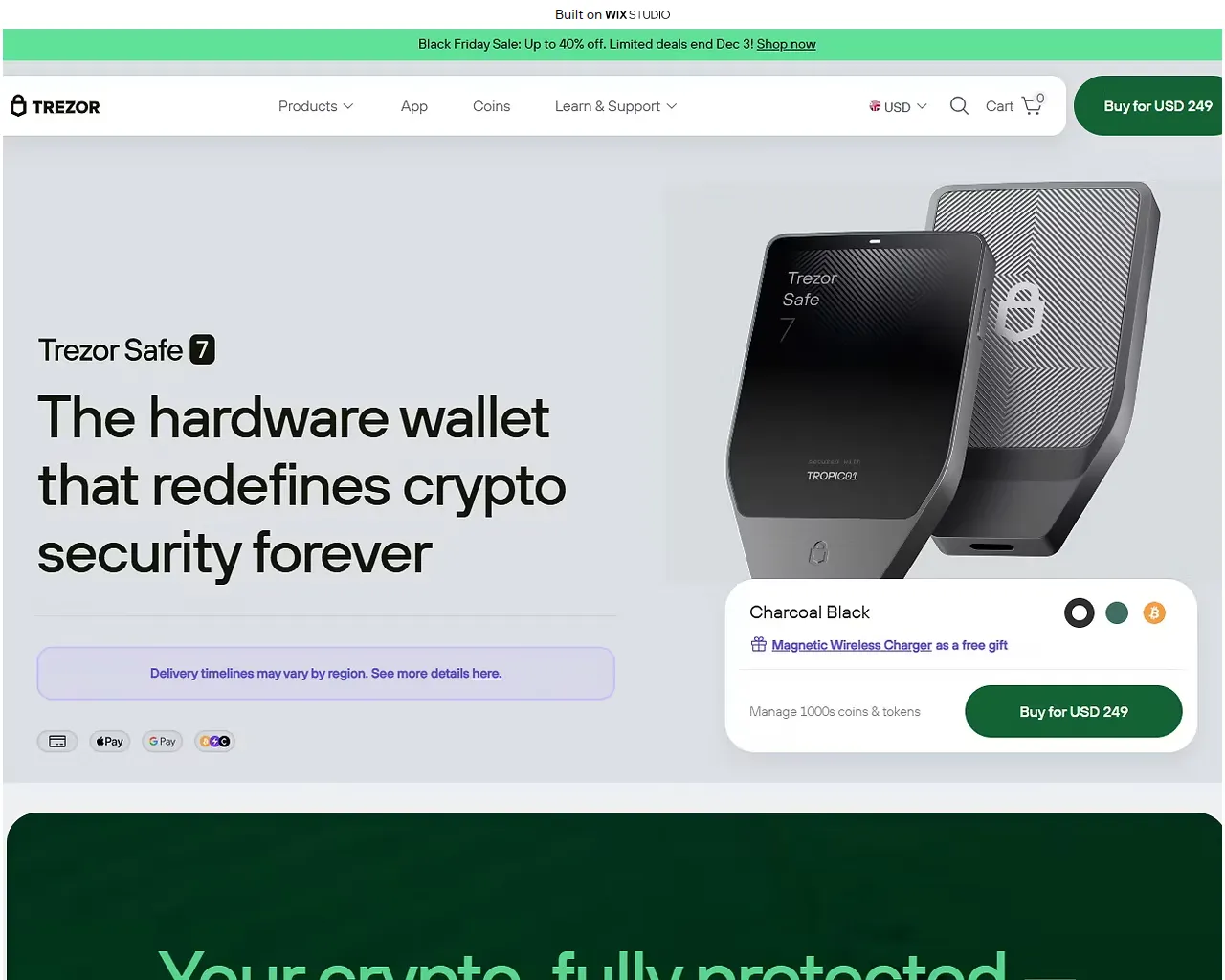 Screenshot of trezrbridge.wixstudio.com