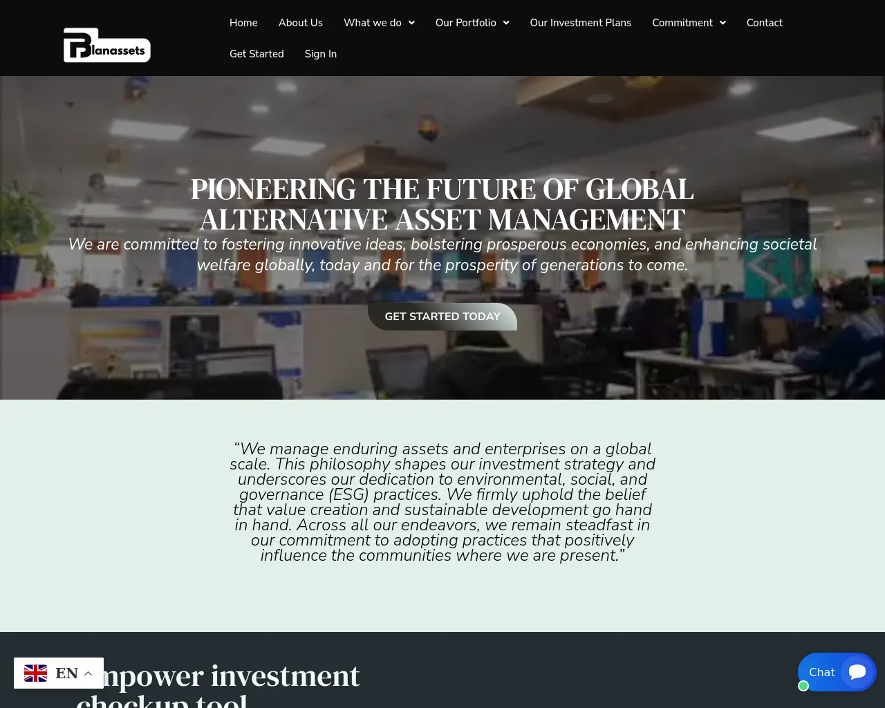 Screenshot of blan.blanassets.com