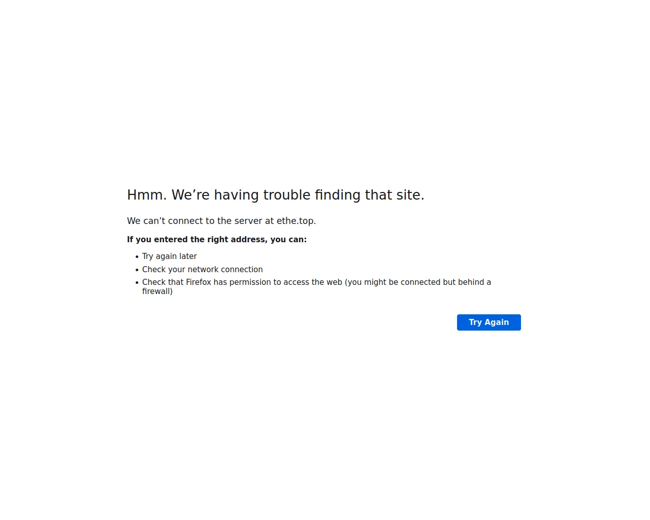 Screenshot of 50eth.org