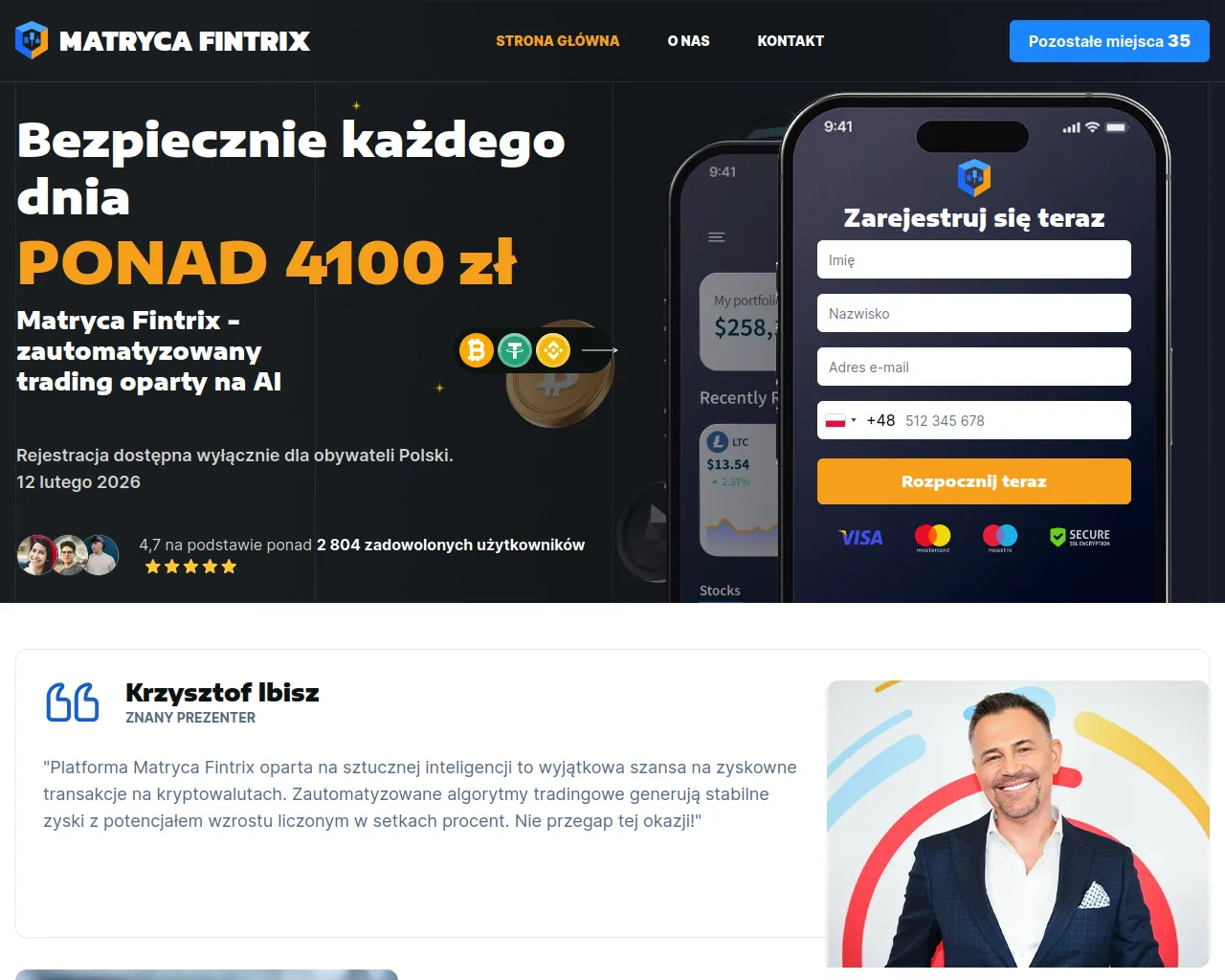 Screenshot of matryca-fintrix.net