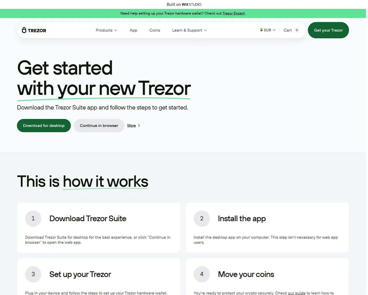 Screenshot of homebridges.wixstudio.com