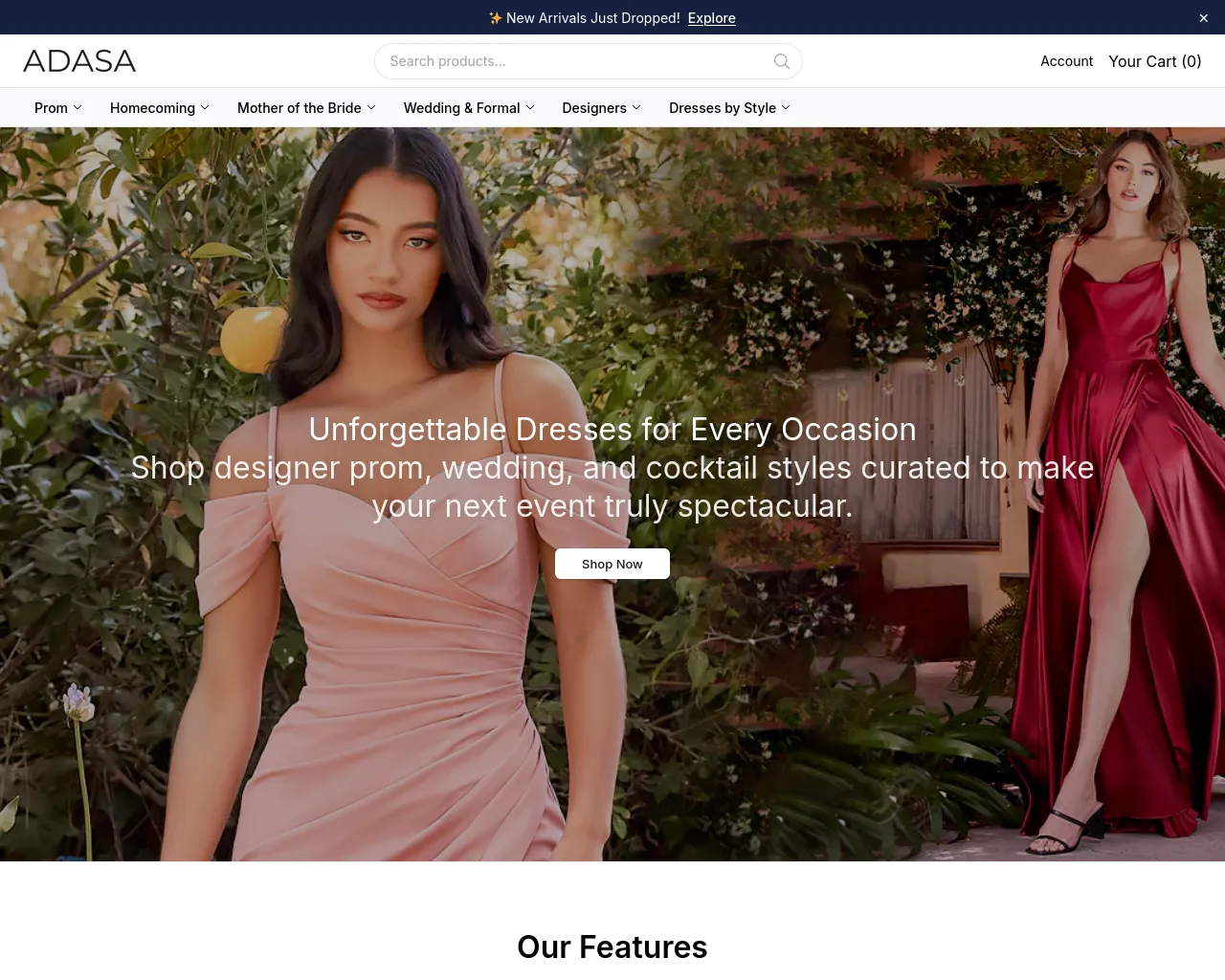 Screenshot of adasa.shop