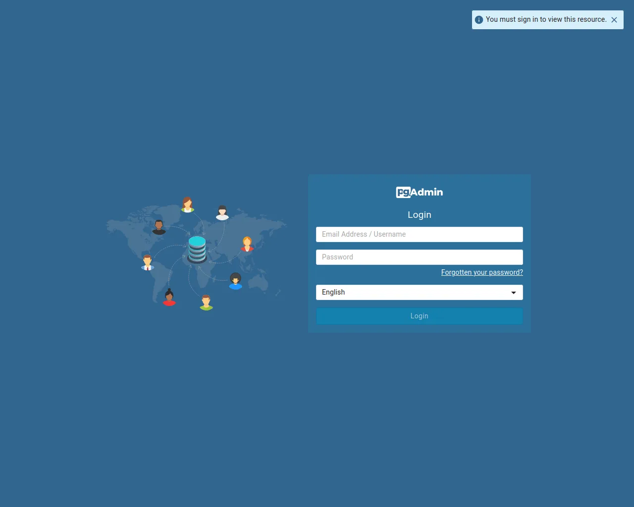 Screenshot of pgadmin.kaz-kraken.cfd