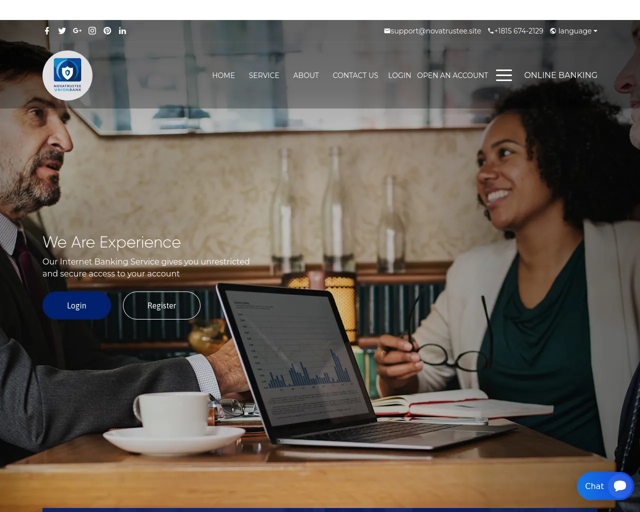 Screenshot of novatrustee.site