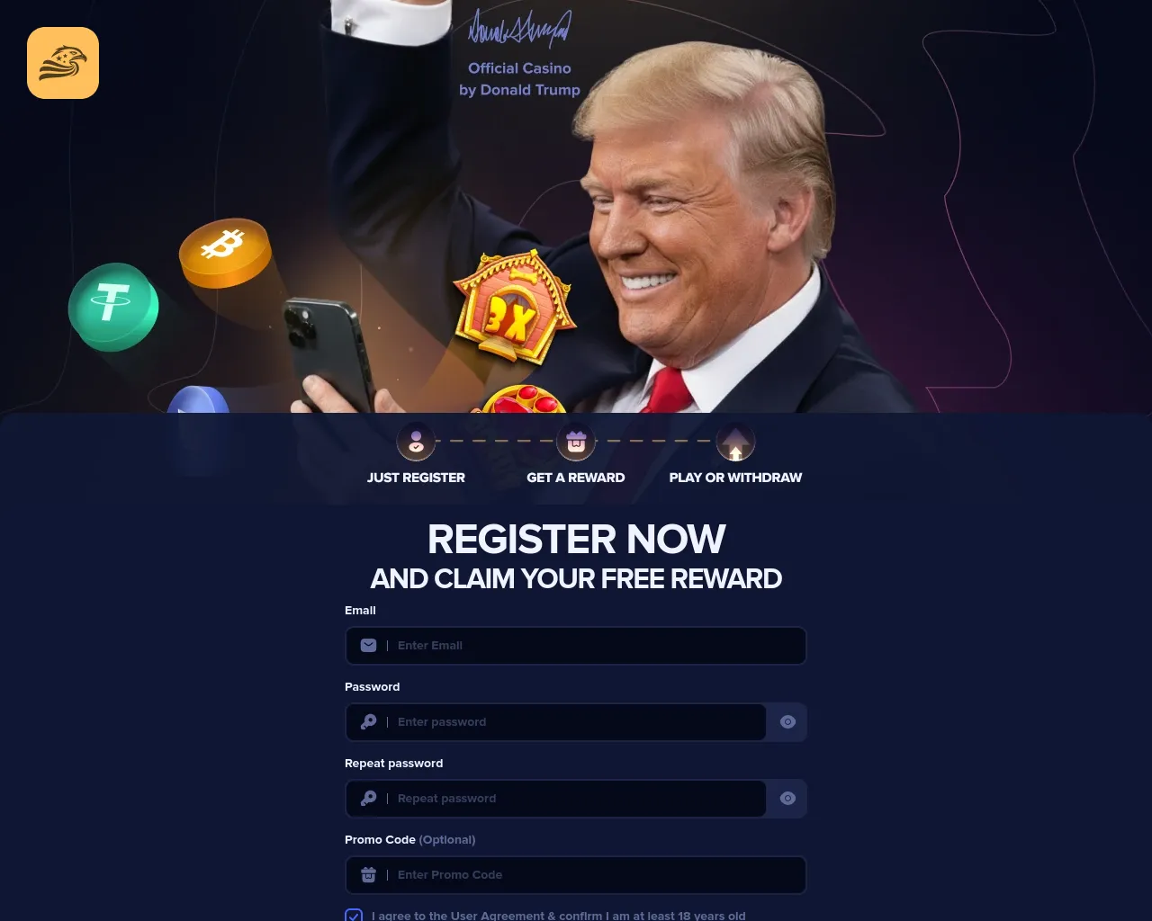 Screenshot of empirestakes.cc