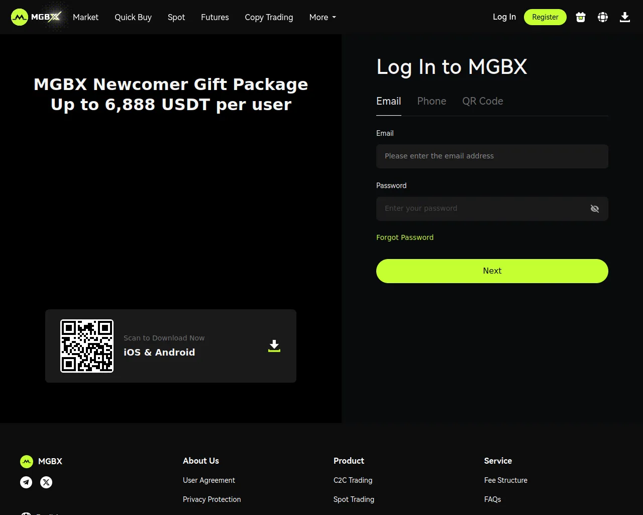 Screenshot of mgbx-user.com