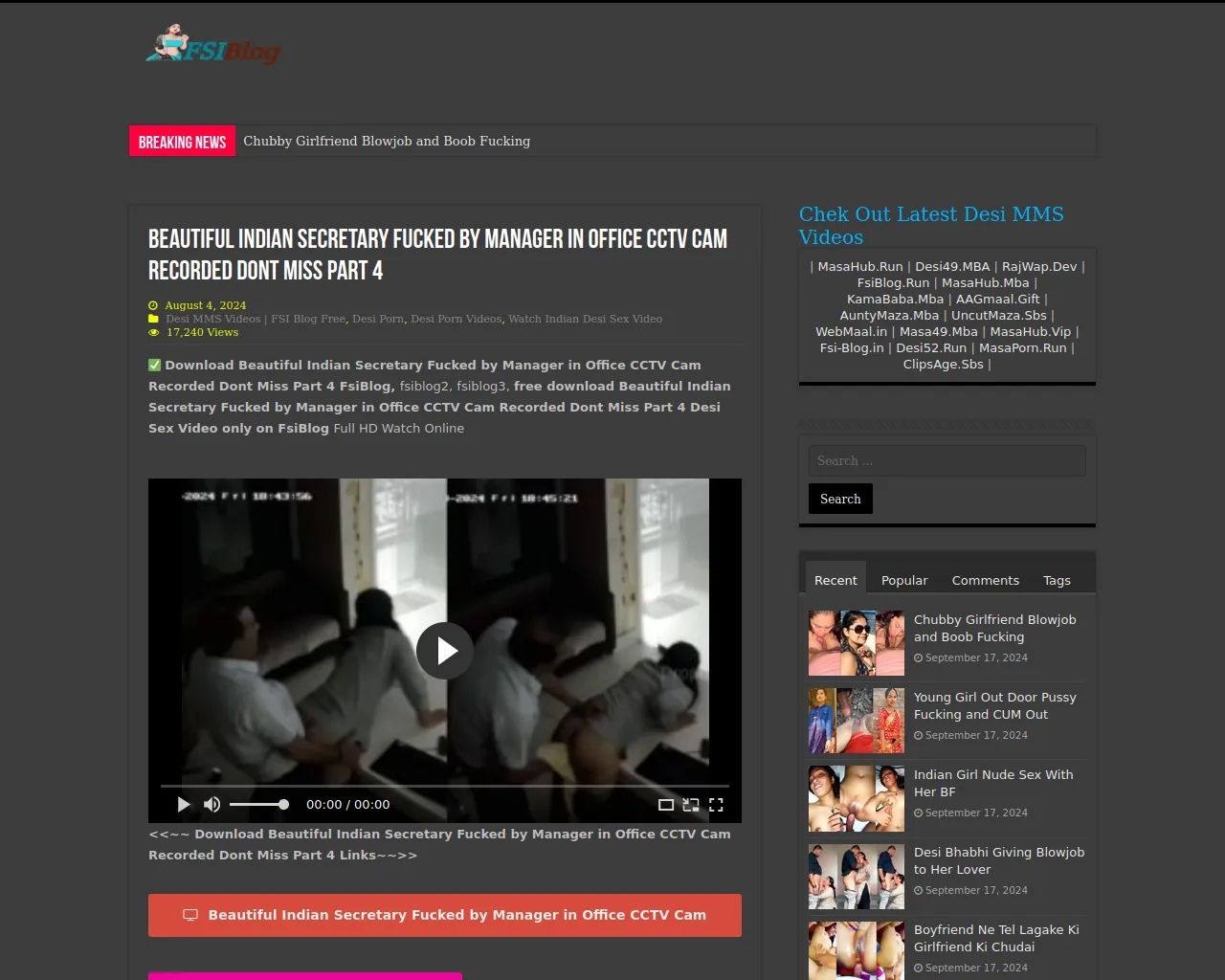 Report - fsiblog.mombeautiful-indian-secretary-fucked-by-manager-in-office- cctv-cam-recorded-dont-miss-part-4