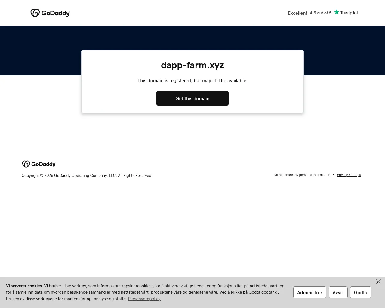 Screenshot of dapp-farm.xyz