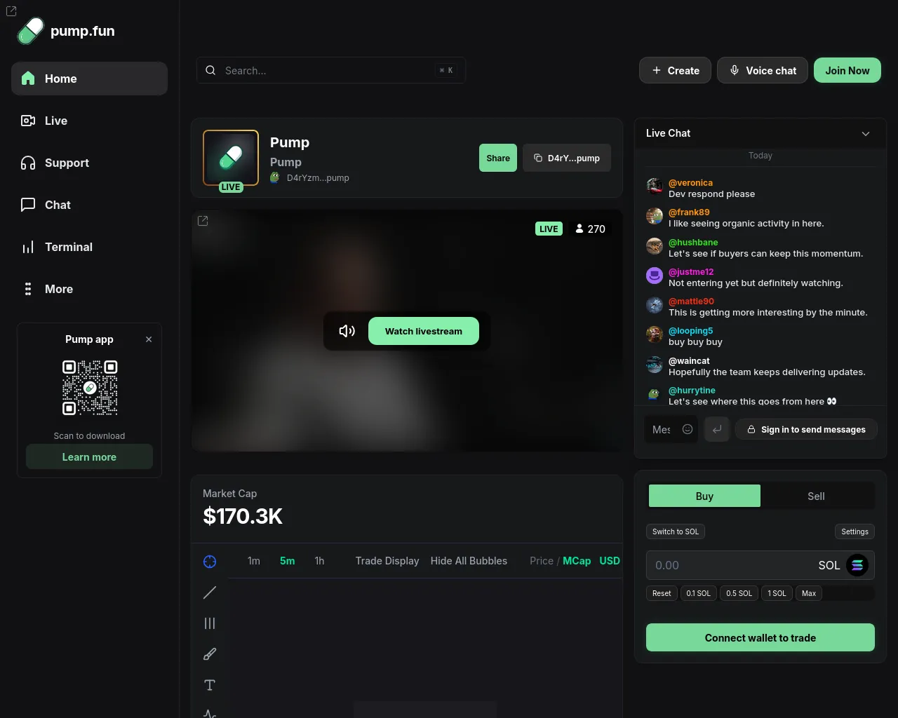 Screenshot of nowpumpfunstreaming.xyz