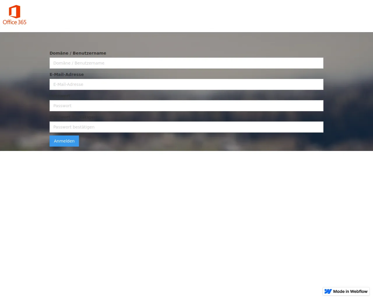 Screenshot of office365systemverification.webflow.io