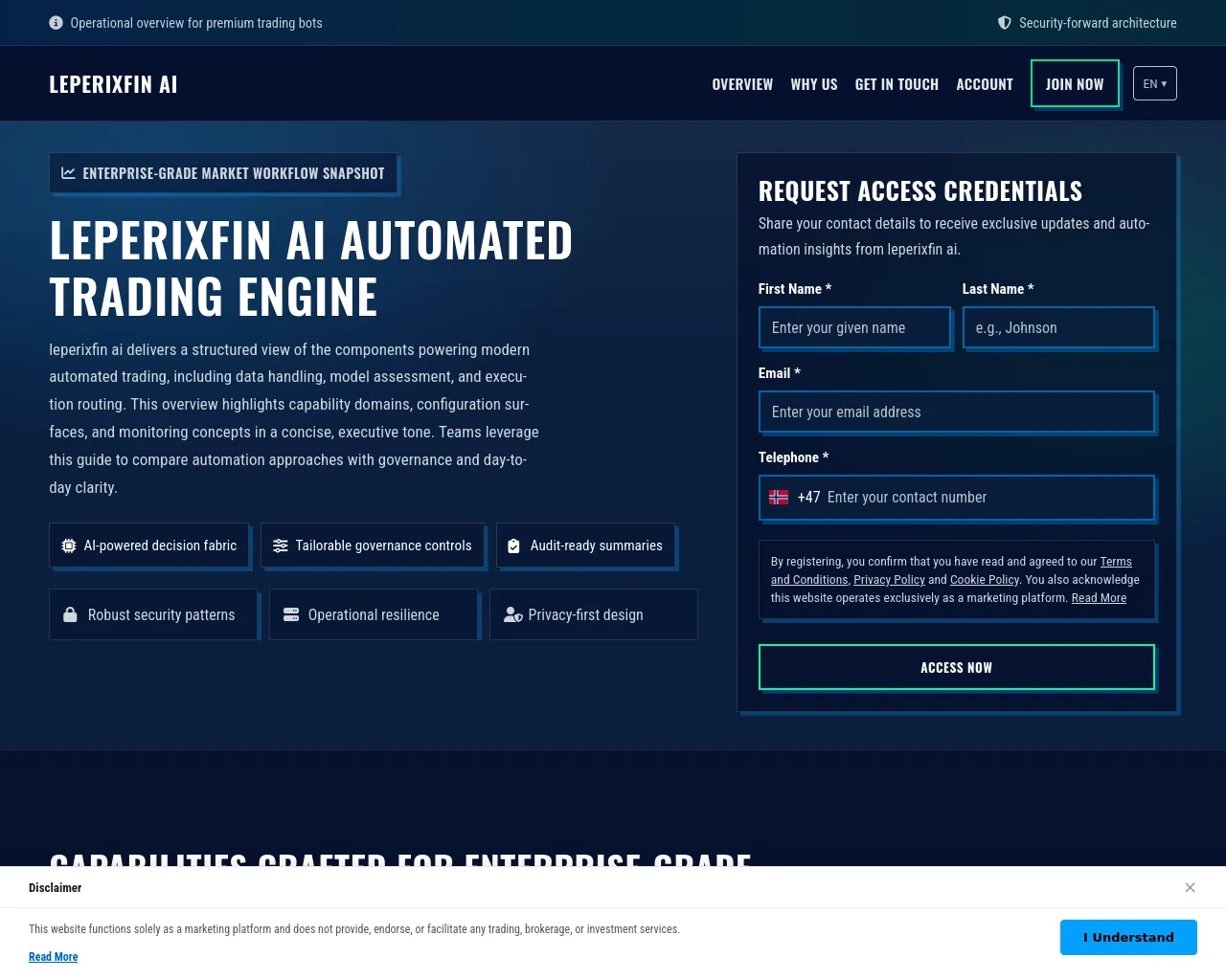 Screenshot of leperixfinai.digital