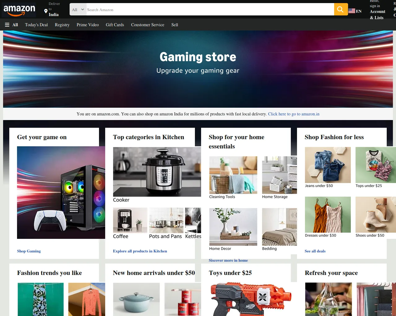 Screenshot of ecommerce-clone-gules.vercel.app