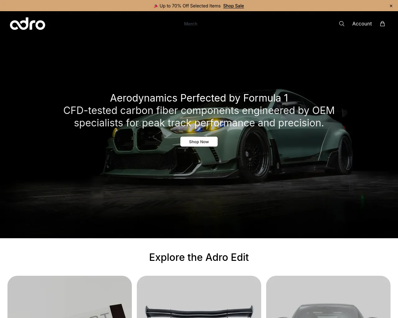 Screenshot of adroshop.shop